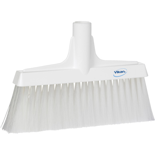 T&ecirc;te de balai droit, Crins Cors&eacute;/Fin, 10-1/4", Polyester, Blanc Seaboard Timber Mart
