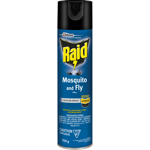 Insecticide contre les moustiques et les mouches Raid, 350 g, &agrave; base de solvant Seaboard Timber Mart