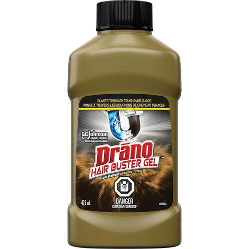 Produit d&eacute;bouchant extra puissant pour les bouchons de cheveux de Drano Seaboard Timber Mart