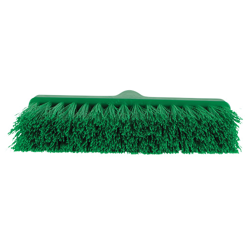 ColorCore Angle Head Broom, Medium Bristles, 10", Polypropylene, Green Seaboard Timber Mart