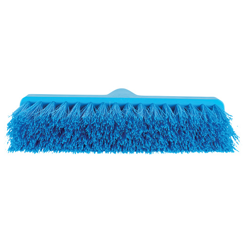 ColorCore Angle Head Broom, Medium Bristles, 10", Polypropylene, Blue Seaboard Timber Mart