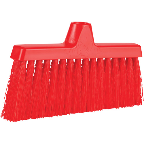ColorCore Angle Head Broom, Medium Bristles, 10", Polypropylene, Red Seaboard Timber Mart