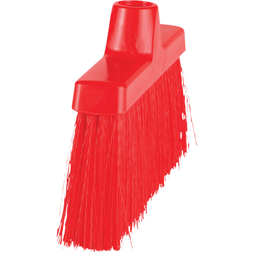 ColorCore Angle Head Broom, Medium Bristles, 10", Polypropylene, Red Seaboard Timber Mart
