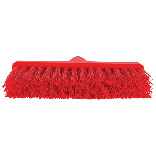 ColorCore Angle Head Broom, Medium Bristles, 10", Polypropylene, Red Seaboard Timber Mart