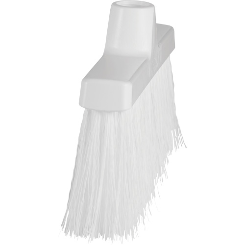 ColorCore Angle Head Broom, Medium Bristles, 10", Polypropylene, White Seaboard Timber Mart