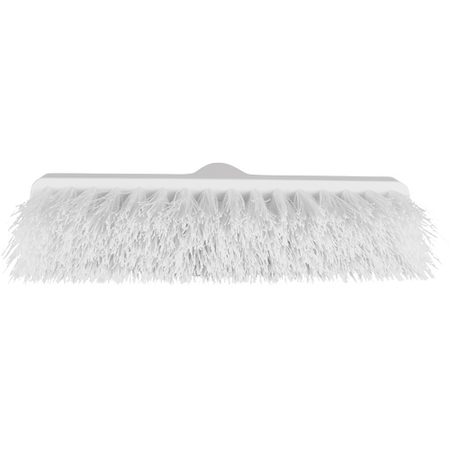 ColorCore Angle Head Broom, Medium Bristles, 10", Polypropylene, White Seaboard Timber Mart