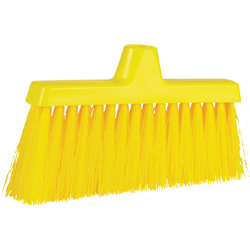 ColorCore Angle Head Broom, Medium Bristles, 10", Polypropylene, Yellow Seaboard Timber Mart