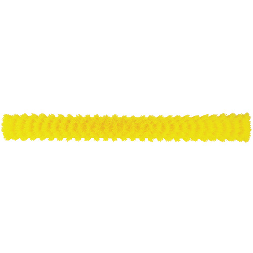 ColorCore Push Broom, Fine Bristles, 24", Polypropylene, Yellow Seaboard Timber Mart