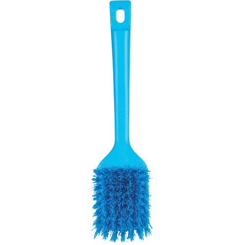 ColorCore Short Handle Brush, Stiff Bristles, 12" Long, Blue Seaboard Timber Mart