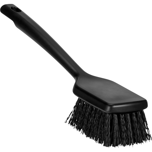 ColorCore Short Handle Brush, Stiff Bristles, 12" Long, Black Seaboard Timber Mart
