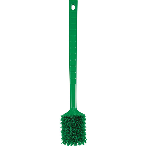 ColorCore Long Handle Brush, Stiff Bristles, 20" Long, Green Seaboard Timber Mart
