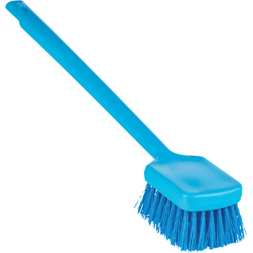 ColorCore Long Handle Brush, Stiff Bristles, 20" Long, Blue Seaboard Timber Mart