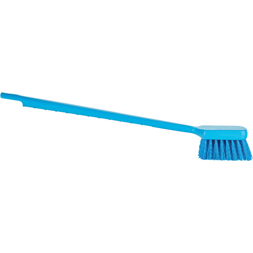 ColorCore Long Handle Brush, Stiff Bristles, 20" Long, Blue Seaboard Timber Mart