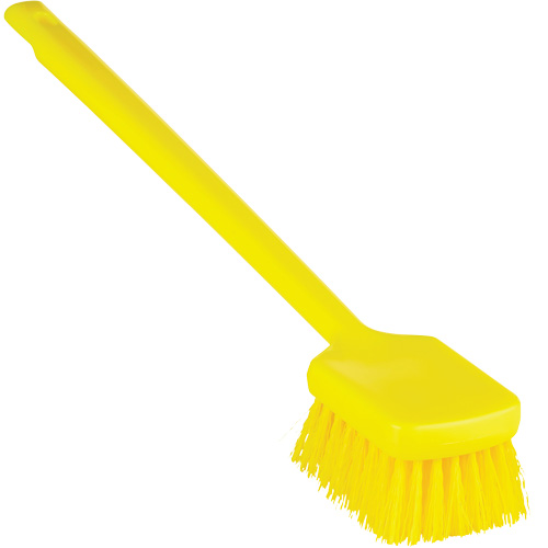 ColorCore Long Handle Brush, Stiff Bristles, 20" Long, Yellow Seaboard Timber Mart