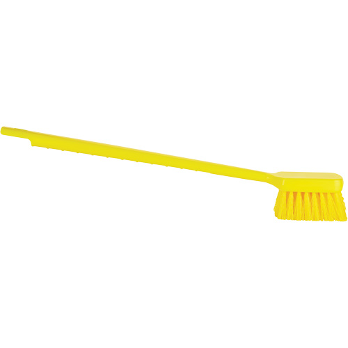 ColorCore Long Handle Brush, Stiff Bristles, 20" Long, Yellow Seaboard Timber Mart
