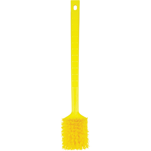 ColorCore Long Handle Brush, Stiff Bristles, 20" Long, Yellow Seaboard Timber Mart