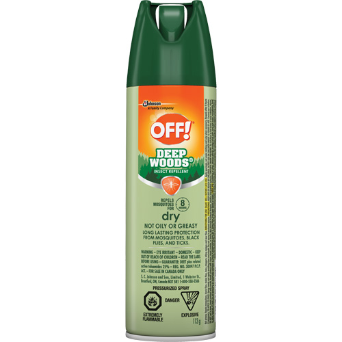 Insectifuge Off! R&eacute;gions sauvages, DEET &agrave; 25 %, A&eacute;rosol, 113 g Seaboard Timber Mart