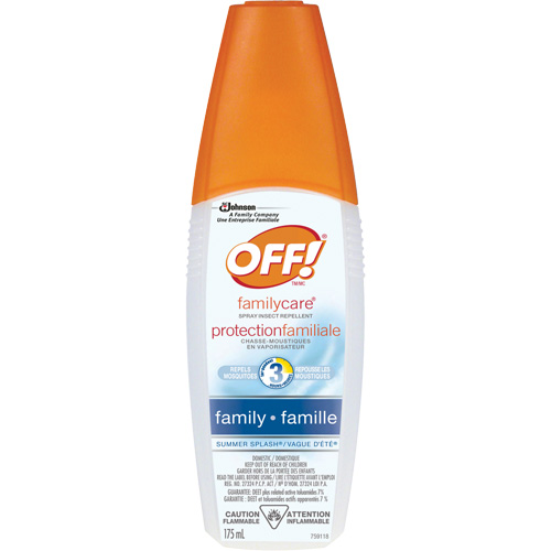 Insectifuge Off! Protection familiale &agrave; parfum de Vague d&eacute;t&eacute;, DEET &agrave; 7 %, Vaporisateur, 175 ml Seaboard Timber Mart