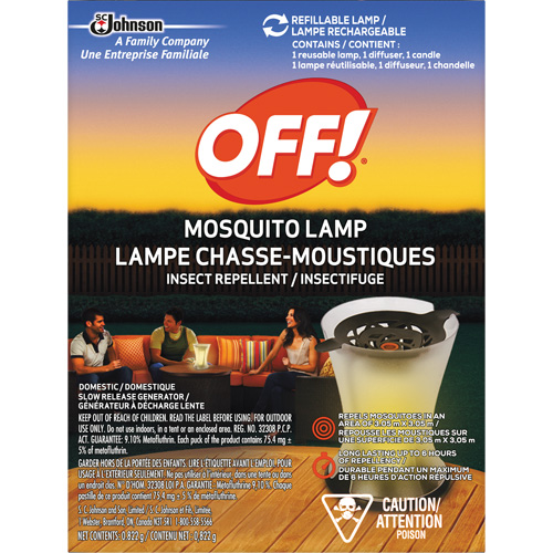OFF! PowerPad&reg; Mosquito Repellent Lamp, DEET Free, Lamp, 0.822 g Seaboard Timber Mart