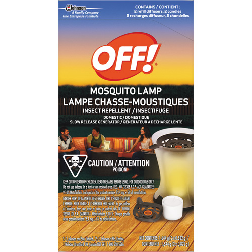 OFF! PowerPad&reg; Mosquito Repellent Lamp Refills, DEET Free, Refill, 1.644 g Seaboard Timber Mart