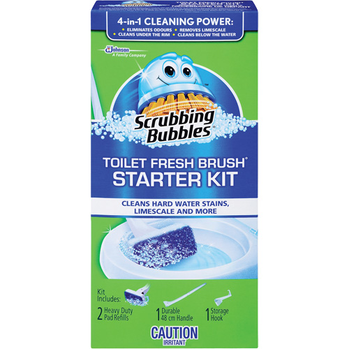 Scrubbing Bubbles&reg; Fresh Brush&reg; Toilet Brush Starter Kit, Refill Seaboard Timber Mart