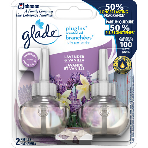 Glade&reg; PlugIns&reg; Scented Oil Refills, Lavender & Vanilla, Cartridge Seaboard Timber Mart