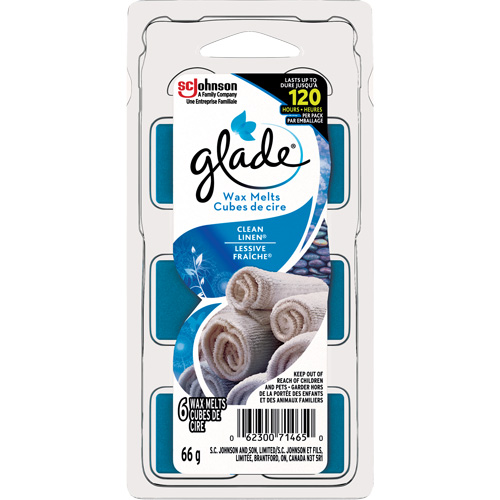 Cubes de cire parfum&eacute;e Glade, Lessive fraîche  Seaboard Timber Mart