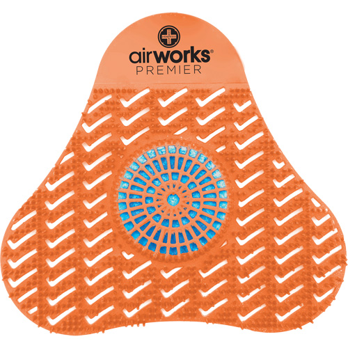 Tamis d'urinoir avec bloc d&eacute;sodorisant AirWorks Seaboard Timber Mart