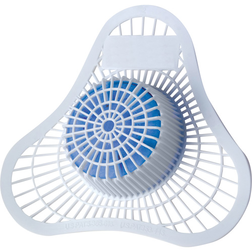 Tamis d'urinoir avec bloc non para Health Gards Seaboard Timber Mart