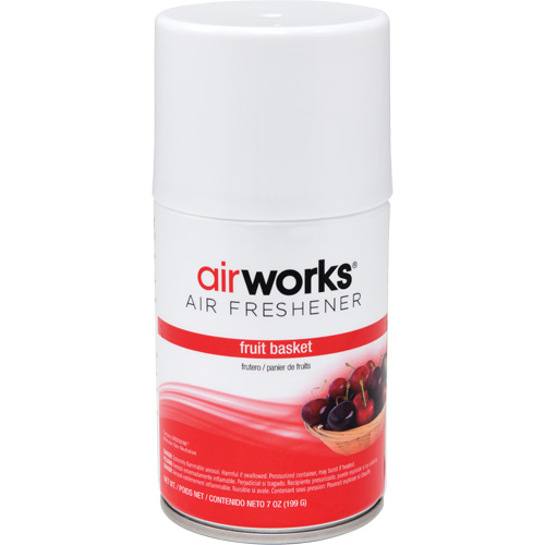 AirWorks&reg; Metered Air Fresheners, Fruit Basket, Aerosol Can Seaboard Timber Mart