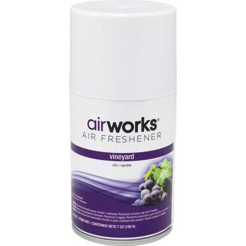 AirWorks&reg; Metered Air Fresheners, Vineyard, Aerosol Can Seaboard Timber Mart