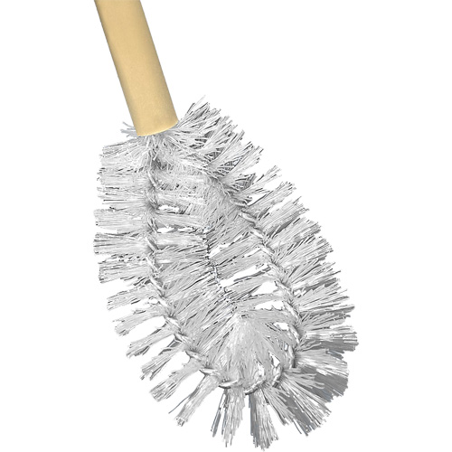 HD Toilet Brush with Wire Centre, 20" L, Polypropylene Bristles, Yellow Seaboard Timber Mart