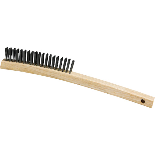 Scratch Brush, Steel, 3 x 19 Wire Rows, 13-3/4" Long Seaboard Timber Mart