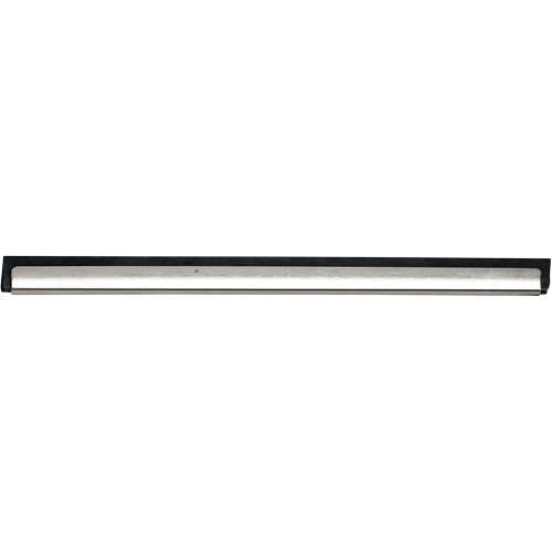 Window Squeegee Channel and Rubber, 18", Rubber, Stainless Steel Frame Seaboard Timber Mart