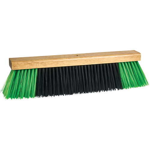 Bulldog Push Broom Head, 24", Coarse, PVC Bristles Seaboard Timber Mart
