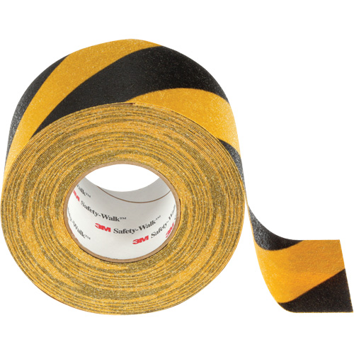 Safety-Walk Slip-Resistant General Purpose Tape, 4" x 60', Black & Yellow Seaboard Timber Mart