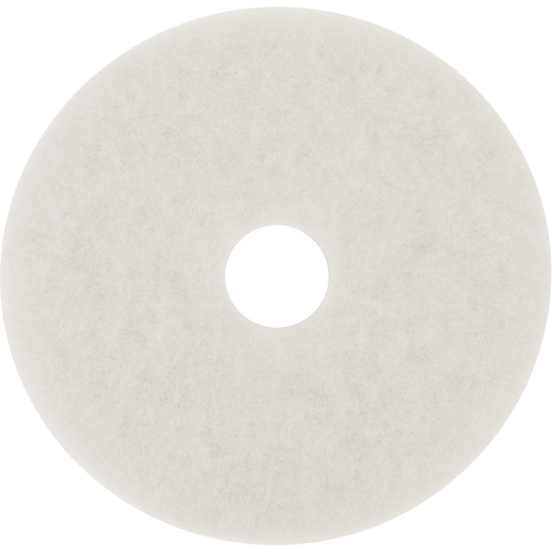 Floor Pad, 10", Buffing/Cleaning/Polish, White Seaboard Timber Mart