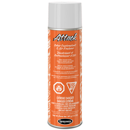 Air Freshener, Attack Orange, Aerosol Can Seaboard Timber Mart