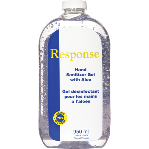 Response&reg; Hand Sanitizer Gel with Aloe, 950 ml, Refill, 70% Alcohol Seaboard Timber Mart
