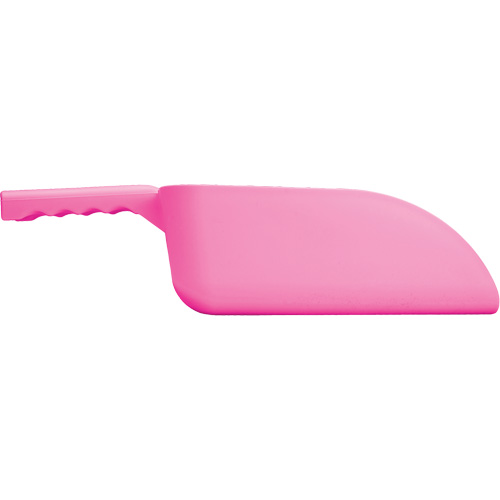 Large Hand Scoop, Plastic, Pink, 82 oz. Seaboard Timber Mart