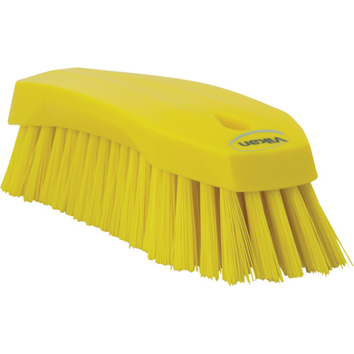 Grande brosse &agrave; main oblique, Soies Ferme, Longueur de 8", Jaune Seaboard Timber Mart
