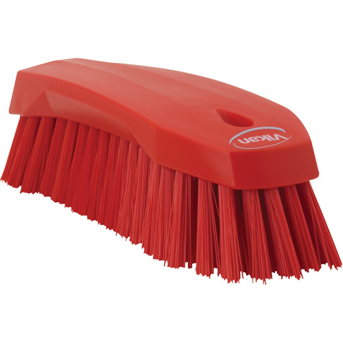 Grande brosse &agrave; main oblique, Soies Ferme, Longueur de 8", Rouge Seaboard Timber Mart