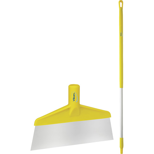 Grattoir &agrave; plancher avec manche, Jaune, 9-3/5" la x 55-9/10" lo Seaboard Timber Mart