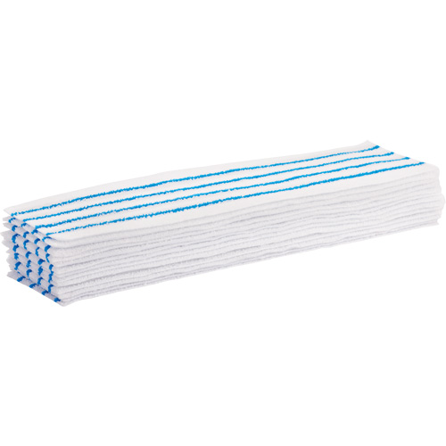 Disposable Mop Pad, Hook and Loop Style, Microfibre, 18" L x 4" W Seaboard Timber Mart