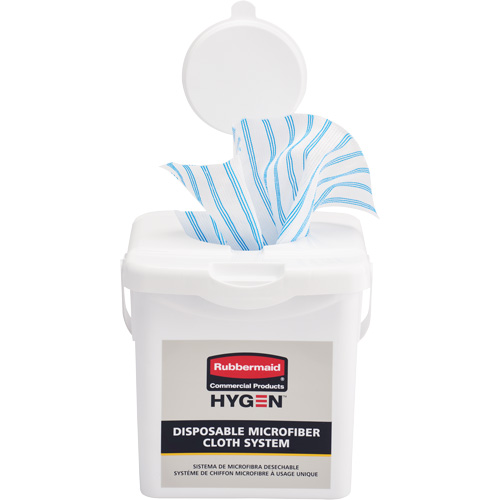 Seau de chargement pour chiffons microfibres, Blanc Seaboard Timber Mart