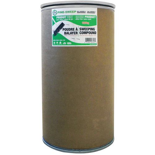 Pine Sweep Dust Buster Sweeping Compound, Drum, 220.46 lbs. (100 kg) Seaboard Timber Mart