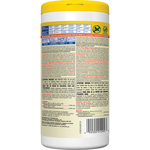 Disinfecting Wipes, 75 Count Seaboard Timber Mart