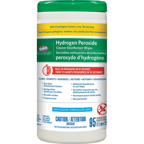 Healthcare&reg; Hydrogen Peroxide Cleaner Disinfecting Wipes, 95 Count Seaboard Timber Mart