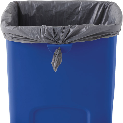 Conteneur de recyclage carr&eacute; Untouchable, Vrac, Plastique, 23 gal. US Seaboard Timber Mart