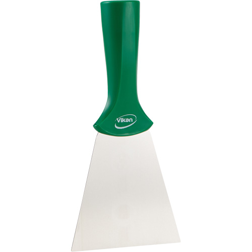 Handle-Mounted Stainless Steel Scraper, Green, 4" W x 8" L Seaboard Timber Mart